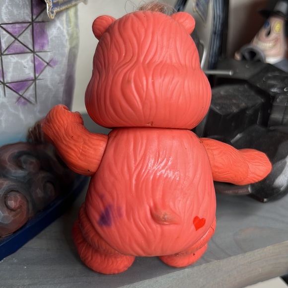 Vintage 1980s Cheer Bear care Bear figure - Picture 3 of 5